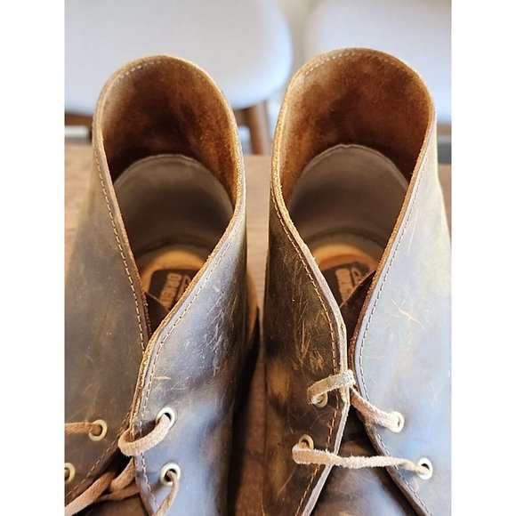 Clark's Originals Men's Leather Desert 2 Eye Chukka Ankle Boots Size 11.5M - Picture 4 of 13